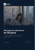 Couverture du guide PDF Balise — Décrocher ton alternance en 30 jours