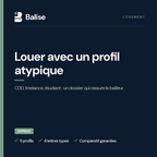 Louer avec un profil atypique sans se faire éliminer