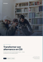 Couverture du guide PDF Balise — Transformer son alternance en CDI