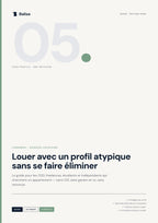 Couverture du guide PDF Balise — Louer avec un profil atypique sans se faire éliminer